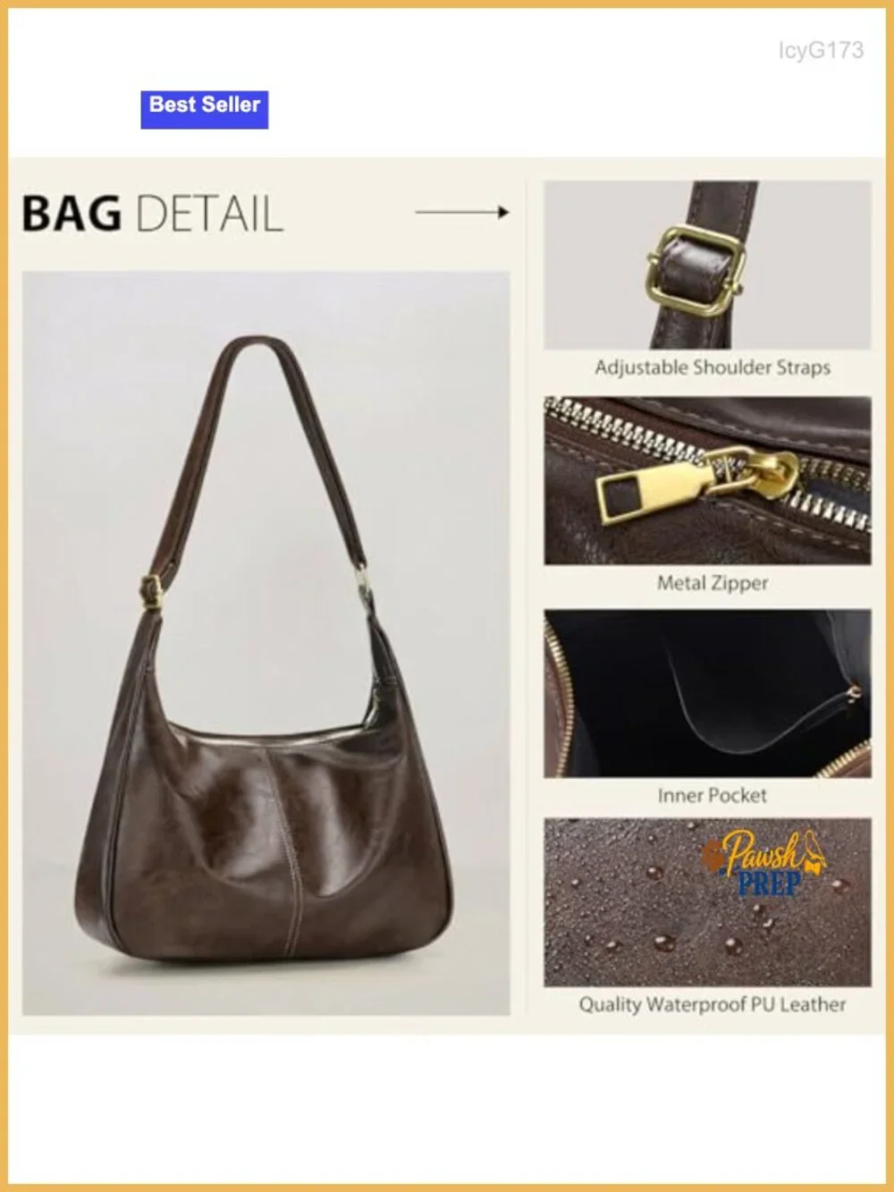 Sightor Hobo Bag for Women Leather Slouchy Bag Ultra Soft Shoulder Bag